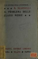 Il problema delle classi medie : saggio critico