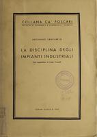 La disciplina degli impianti industriali