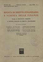 Rivista di diritto finanziario e scienza delle finanze. 1964, Anno 23, n.2, giugno