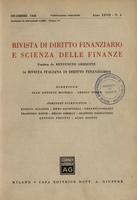 Rivista di diritto finanziario e scienza delle finanze. 1968, Anno 27, n.4, dicembre