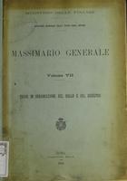 Tasse in surrogazione del bollo e del registro (Massimario Generale vol.7)