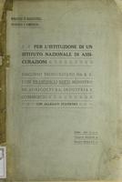 Discorso pronunziato da S. E. l'on. Francesco Nitti Ministro di agricoltura, industria e commercio alla Camera dei Deputati, nella 2° tornata del 29 giugno 1911 sui provvedimenti per l'esercizio delle assicurazioni, sulla durata ...