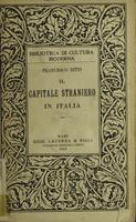 Il capitale straniero in Italia