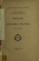 Principi di economia politica