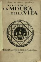 La misura della vita : applicazioni del metodo statistico alle scienze naturali, alle scienze sociali, e all'arte