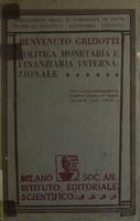 Politica monetaria e finanziaria internazionale