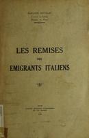 Les remises des emigrants italiens
