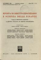 Rivista di diritto finanziario e scienza delle finanze. 1986, Anno 45, settembre, n.3