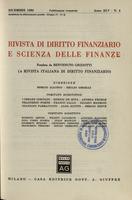 Rivista di diritto finanziario e scienza delle finanze. 1986, Anno 45, dicembre, n.4