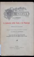 Le industrie dello stato e dei municipi : osservazioni ed esempi