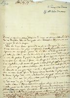 Lettera di Felice Fontana a Giovanni Bianchi, 3 gennaio 1770