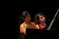 Le pianiste Susanna Shizuka Salvemini e Martina Consonni