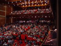 Una panoramica sulla sala dell'Auditorium Giovanni Agnelli