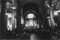 La chiesa di Santa Rita durante l'esibizione di Jean Guillou