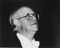 Il direttore Mstislav Rostropovich al Teatro Regio