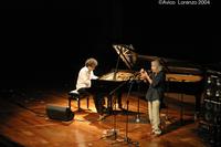 Il trombettista Enrico Rava e il pianista Stefano Bollani all'Auditorium Giovanni Agnelli