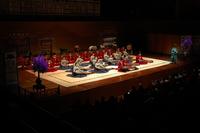 L'Orchestra di Corte e Elementi della Compagnia di danza del National Center of Korean Traditional Performing Arts durante il concerto "Musica e danza dalla Corea"