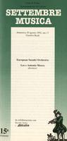 Libretto di sala - 1992 - European Suzuki Orchestra