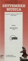 Libretto di sala - 1994 - Carme