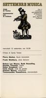 Libretto di sala - 1979 - Séchet, Wolthers, Mosca, Hesseling, Terenzio, Hoogland, Denti, Vesselinova