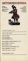 Libretto di sala - 1980 - Taverner Choir e Taverner Players