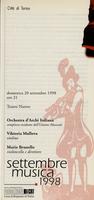 Libretto di sala - 1998 - Orchestra d'Archi Italiana