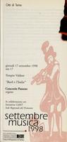 Libretto di sala - 1998 - Bach e l'Italia