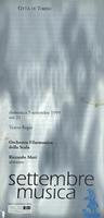 Libretto di sala - 1999 - Orchestra Filarmonica della Scala