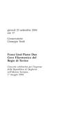 Libretto di sala - 2004 - Concerto celebrativo per l'ingresso della Repubblica di Ungheria nell'Unione Europea, 1 maggio 2004