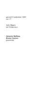 Libretto di sala - 2005 - Antonio Ballista e Bruno Canino