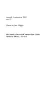 Libretto di sala - 2005 - Orchestra Suzuki Convention 2006