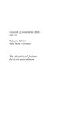 Libretto di sala - 2006 - Un ricordo al futuro. Lezioni americane