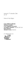 Libretto di sala - 2006 - Coro dell'Accademia Stefano Tempia e Coro Polifonico di Lanzo