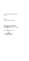 Libretto di sala - 2006 - I Filarmonici di Roma