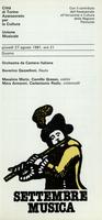 Libretto di sala - 1981 - Orchestra da Camera Italiana