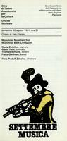 Libretto di sala - 1981 - Münchner MotettenChor e Münchner Bach Collegium