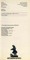 Libretto di sala - 1982 - I Fiati della Filarmonica di Berlino
