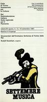 Libretto di sala - 1981 - Strumentisti dell'Orchestra Sinfonica di Torino della RAI (29 agosto, 5-12-19 settembre 1981)