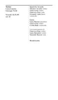 Libretto di sala - 2009 - Quartetto Accardo ed Estrio