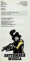 Libretto di sala - 1981 - Orchestra di Radio Berna e Coro Bach di Berna