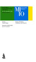 Libretto di sala - 2013 - Franco D'Andrea: Traditions and Clusters
