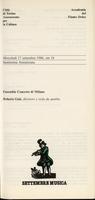 Libretto di sala - 1986 - Ensemble Concerto di Milano