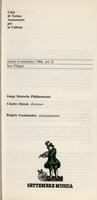 Libretto di sala - 1986 - Junge Deutsche Philharmonic