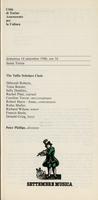 Libretto di sala - 1986 - The Tallis Scholars Choir