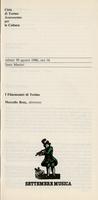 Libretto di sala - 1986 - I Filarmonici di Torino