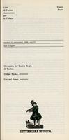 Libretto di sala - 1986 - Orchestra del Teatro Regio di Torino