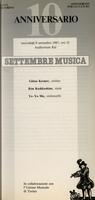 Libretto di sala - 1987 - Gidon Kremer, Kim Kashkashian e Yo -Yo Ma