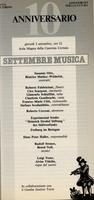 Libretto di sala - 1987 - Experimental Studio Heinrich Strobel Stiftung des Südwestfunks