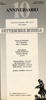 Libretto di sala - 1987 - Choeur et Orchestre de l'Universitè Paris -Sorbonne