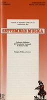 Libretto di sala - 1988 - Orchestra Sinfonica dell'Accademia Nazionale di Santa Cecilia